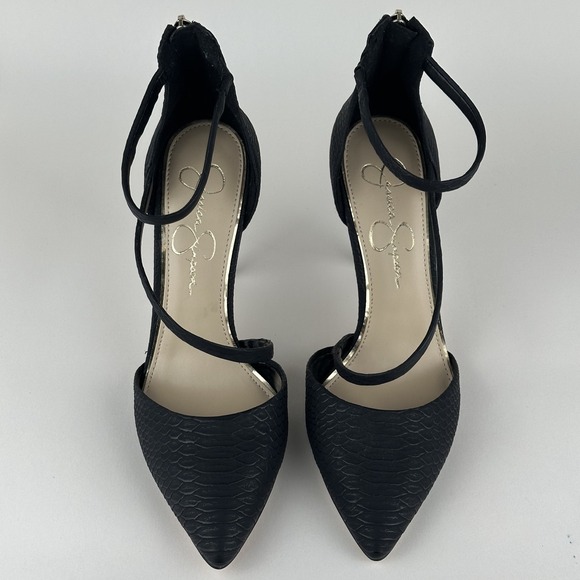 Jessica Simpson Shoes - Jessica Simpson Piepper Women's Shoes Black Animal Print‎ D'Orsay Size 9
